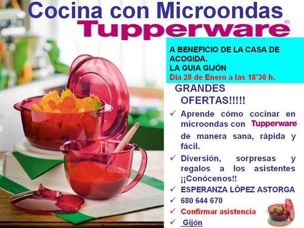 cocinar en microondas con tupperware